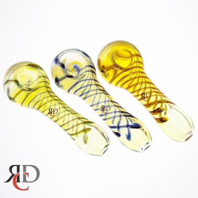 GLASS PIPE SWRIL ART GP3598 1CT GLASS PIPE SWRIL ART GP3598 1CT